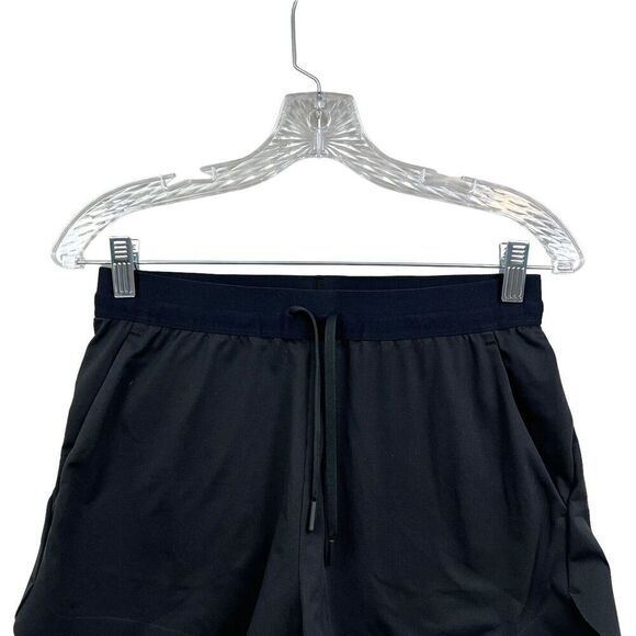 Uniqlo Womens Running Shorts Elastic Drawstring Waist Mesh Pockets‎ Black Sz S - Picture 2 of 5
